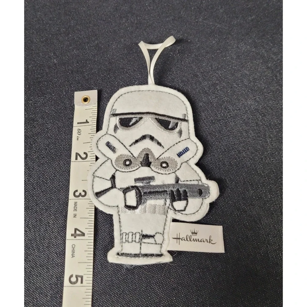 Hallmark Star Wars Stormtrooper Flat Felt Christmas Ornament
